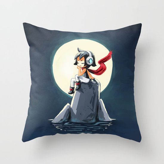Moonlight Sonata Throw Pillow