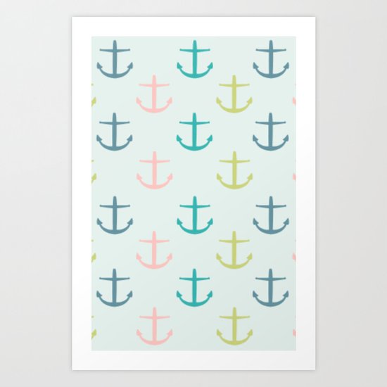 Anchored Art Print