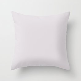 Lite Lavender pale pastel solid color modern abstract pattern Throw Pillow