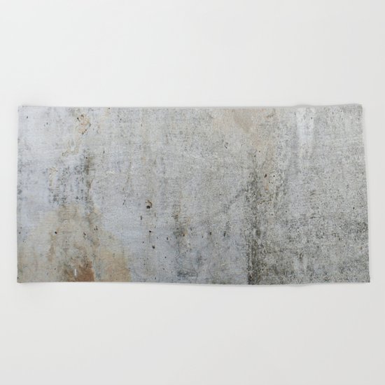 Concrete Style Texture Beach Towel