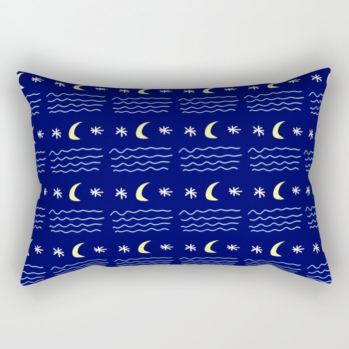 Moon and star 2 Rectangular Pillow