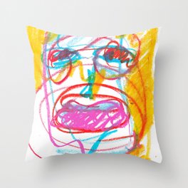 flash girl Throw Pillow