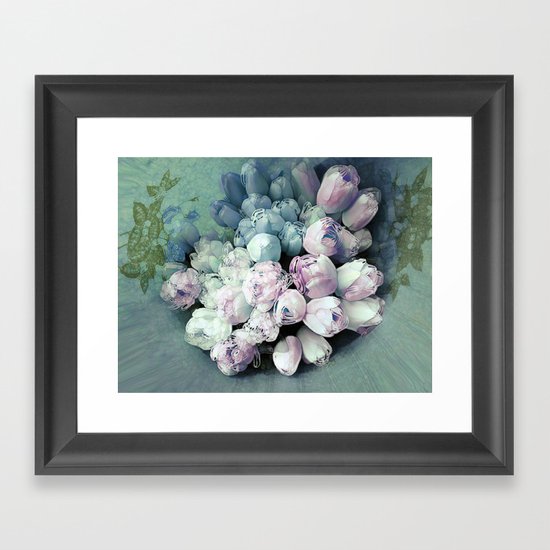 Tulips Antique Framed Art Print