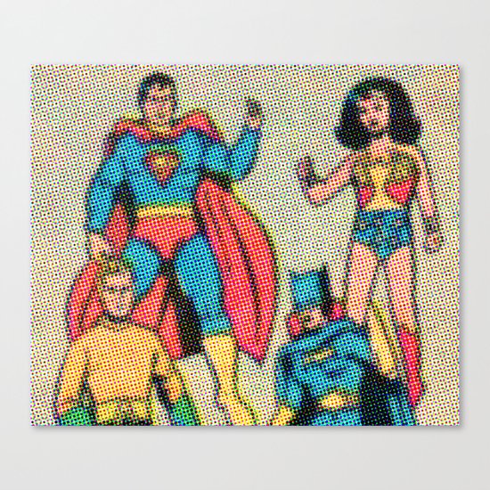 Heroes Canvas Print