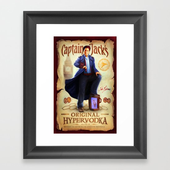 Captain Jack's Original Hypervodka Framed Art Print