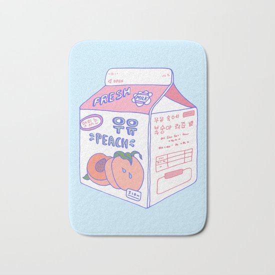 Peach Milk Bath Mat