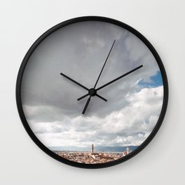 View of Florence from Piazzale  Wall Clock
