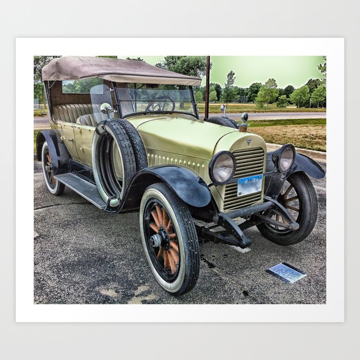 Vintage Cars Art Print