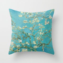 Almond Blossom by Vincent van Gogh, 1890 Throw Pillow