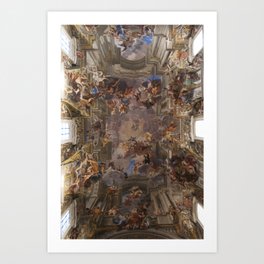 Sant'Ignazio Church, Rome Art Print