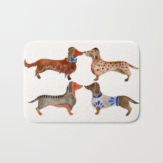Dachshunds Bath Mat