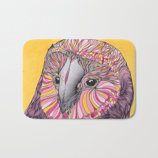 Lovely Owl (Feat. Bryan Gallardo) Bath Mat