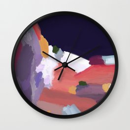 Abstract paints Wall Clock