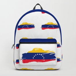 VENEZUELA'S FLAG (8 STARS) Backpack | Flag, Venezuela, Ink, Bandera, Pop Art, Vintage, Painting, Pattern, Digital, Venezuelan 