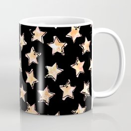 Stars on a black background Coffee Mug