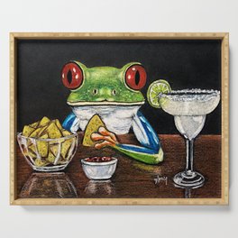 "Margarita" - Frogs After Five" collection Serving Tray