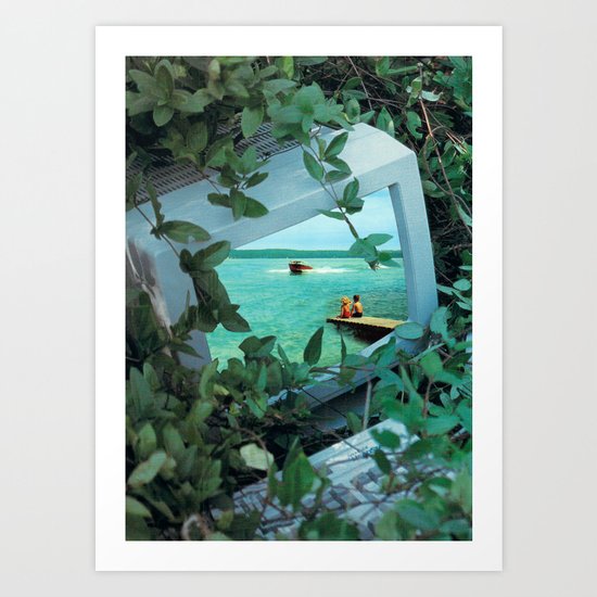 Living inside the box Art Print