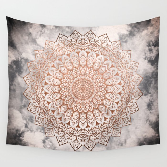 Rose gold sales mandala tapestry