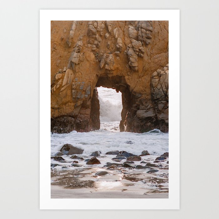 Big Sur California | Keyhole Arch | Film Photography Art Print