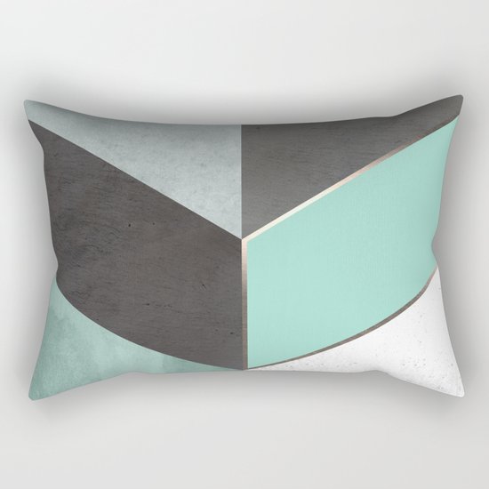 Chevron Geometric 1 Rectangular Pillow