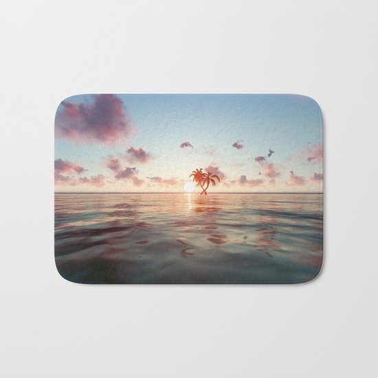 Island in the distance Bath Mat