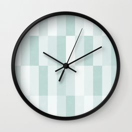 harmony stack - mint Wall Clock