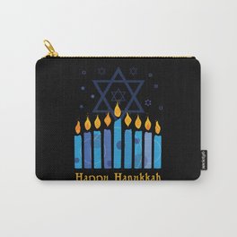 Happy Hanukkah Candles Menorah Hanukkah 2021 Carry-All Pouch