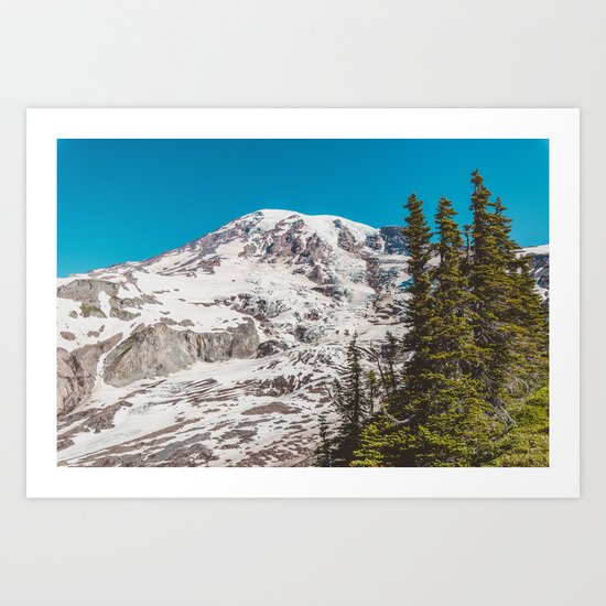 Rainier Days Art Print