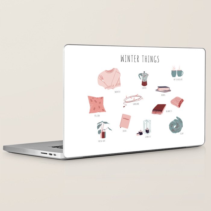 Cozy Winter Things Laptop Ipad Skin By Milatoo Society6