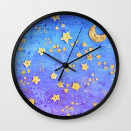 Starry night Wall Clock