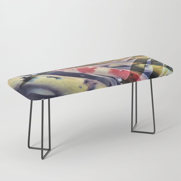 Meet The Koi That Weren T Very Coy Bench By Michellesinz Society6