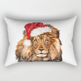 Christmas Lion Rectangular Pillow