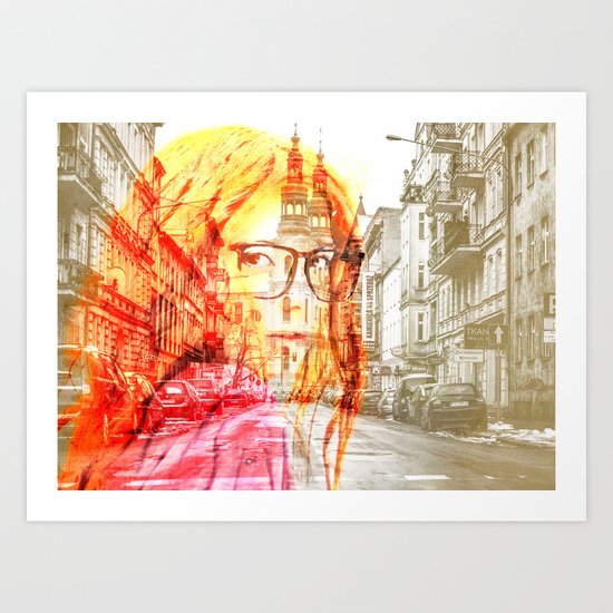 City girl Art Print