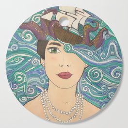 Lady of the Sea Cutting Board