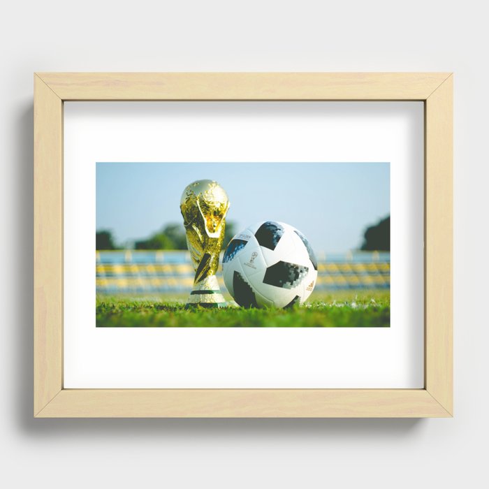 Soccer and Football 18 Recessed Framed Print