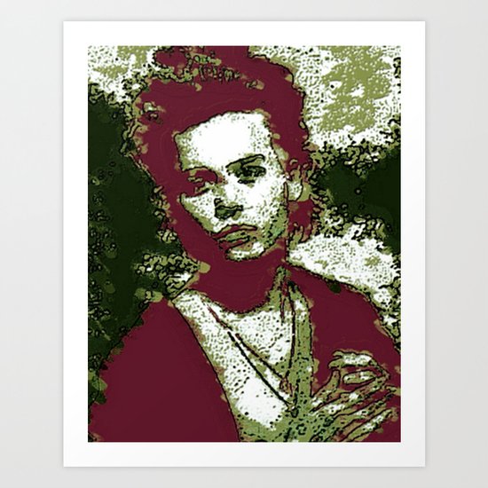 JOHNNY DEPP BY Cd KIRVEN Art Print