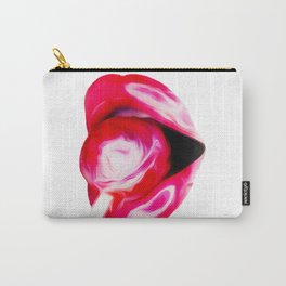 Lollipop - Glossy Pink Lips - Oil painting Carry-All Pouch