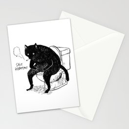 Shit happens Stationery Cards