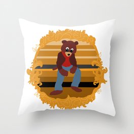 College Dropout  Throw Pillow