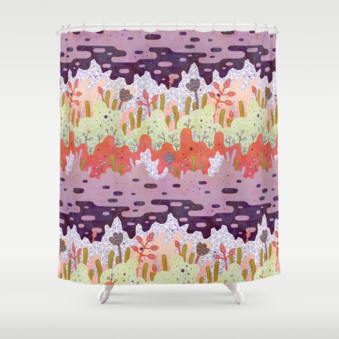 Crystal Forest Shower Curtain