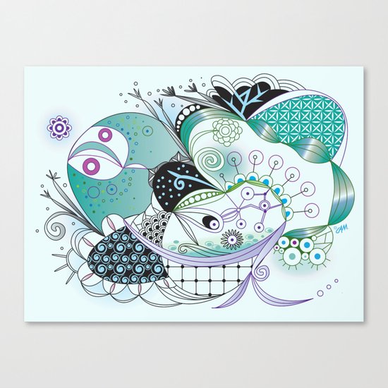 Winter tangle Canvas Print
