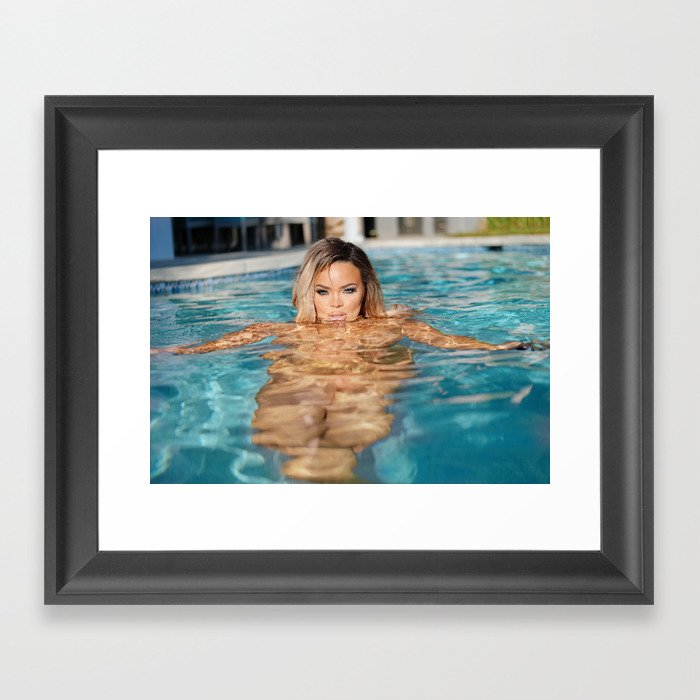 Pool  Framed Art Print