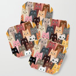 Cats Pattern Coaster