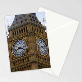 Great Britain Photography - Big Ben Under The Cloudy Sky Stationery Card
