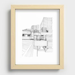 National Theatre London Recessed Framed Print