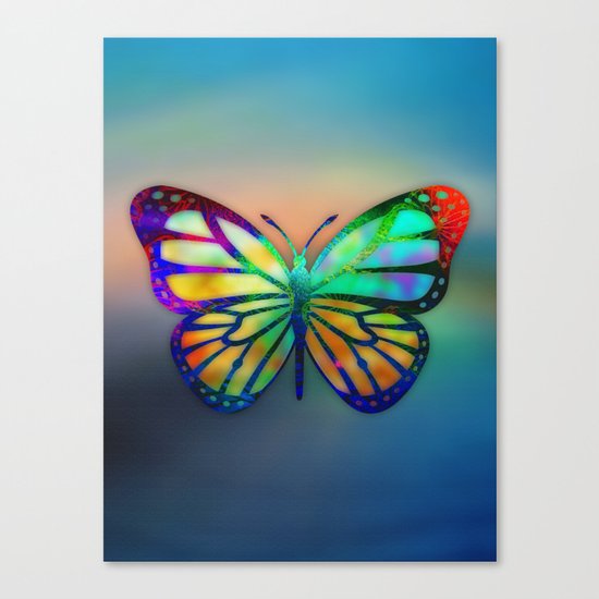 Vivid Butterfly Canvas Print