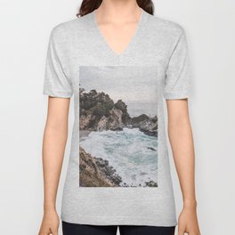 California Coast Big Sur V Neck T Shirt