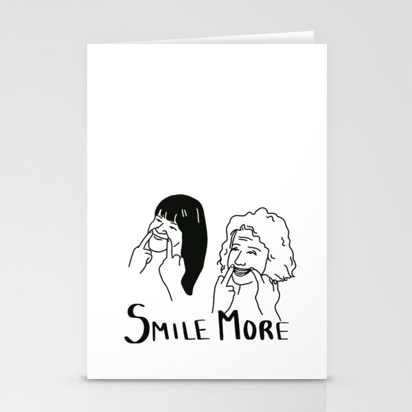 Smile More Broad City Stationery Cards