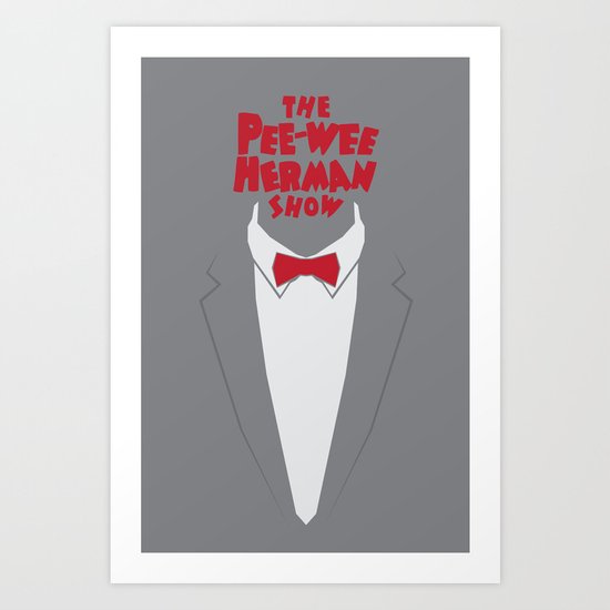 Pee Wee Herman Art Print