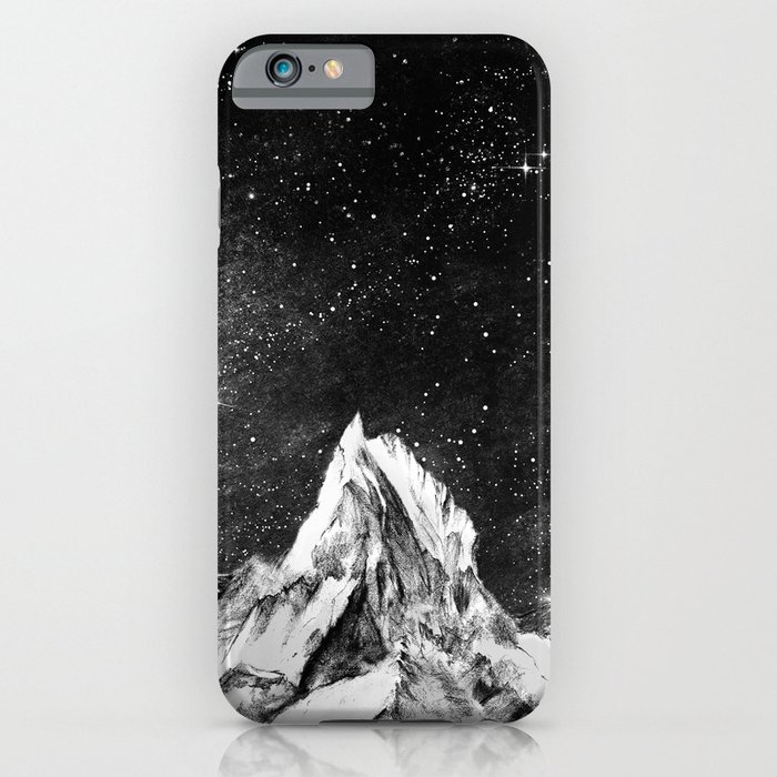 mont gore - mountain and star iPhone Case